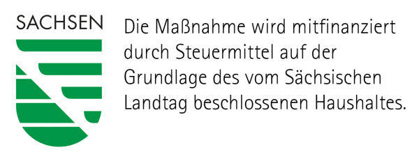 Gefördert vom Freistaat Sachsen